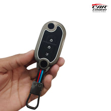 Load image into Gallery viewer, Metal Silicon Key Cover Fit for MG Comet EV Electric 3 Button Flip Key (Base VARIENT)