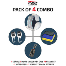 Load image into Gallery viewer, Metal Silicon Car Key cover for Maruti Suzuki  Grand Vitara | Fronx | New Brezza | XL 6 | Ignis | Baleno | New Ertiga | Ignis | New Swift | New Dezire (2 Button Smart Key)