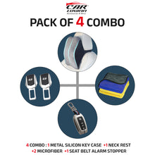 Load image into Gallery viewer, Metal Alloy Silicon Key case for Toyota Innova Hycross | Fortuner | Innova Crysta Smart Key (3 Button Smart Key)