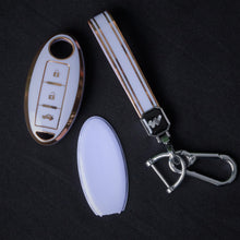 Load image into Gallery viewer, TPU Car Key Cover Fit for Nissan Sunny | Terrano | Magnite Smart Key