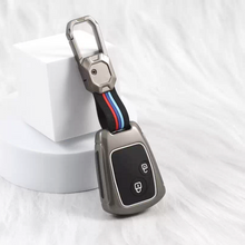 Load image into Gallery viewer, Metal Silicon Key case for Honda Old Amaze | Old Honda City I-VTEC | Jazz | Brio Flip Key
