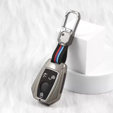 Metal Silicon Key case for Mercedes Benz GL Series | S – Class | C – Class | M – Class (3 Button Smart key)