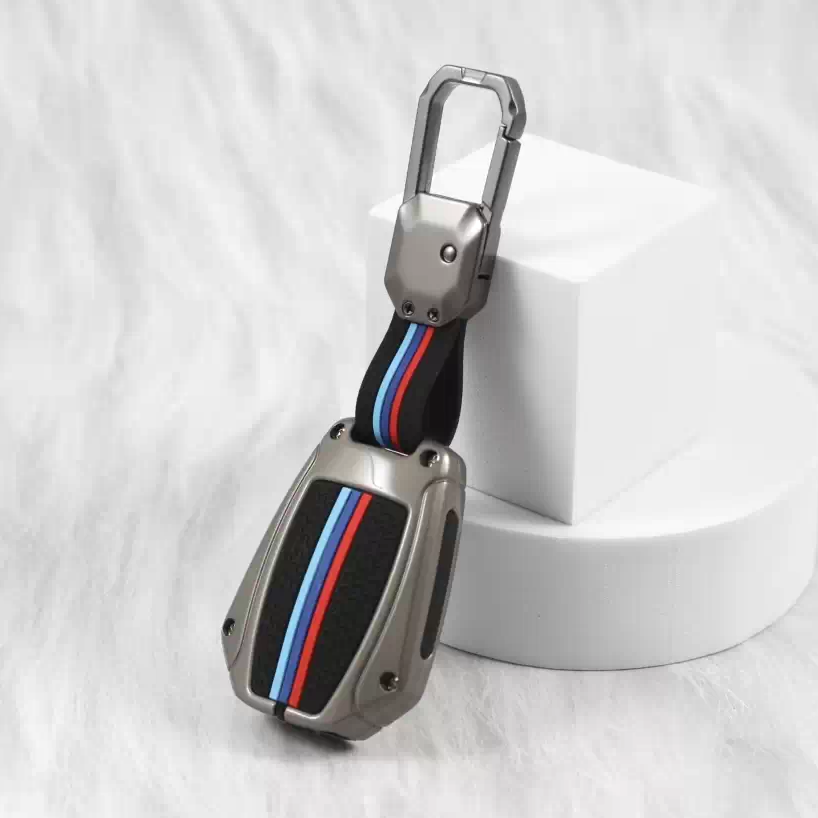 Metal Silicon Key case for Mercedes Benz GL Series | S – Class | C – Class | M – Class (3 Button Smart key)