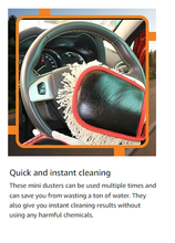 Load image into Gallery viewer, Jopasu Car Cleaning Mini Duster | Cleaning Dust from Car Interiors & Bikes | Scratch Proof | Water Saver & Eco-Friendly Brush
