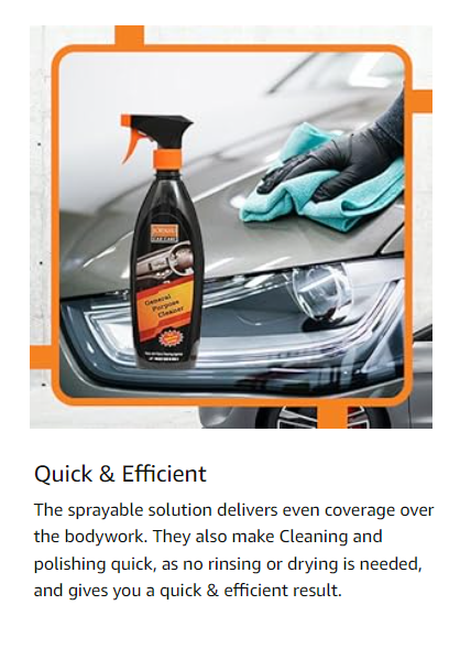 Jopasu General Purpose Cleaner (500 ml) Removes Tough Stains | Grease & Grime from car Interior Leather Seats, Fabrics & Vinyl Surfaces