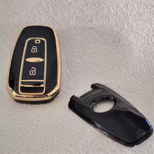 Load image into Gallery viewer, TPU Car Key Cover Fit for Tata Indica Vista | Indigo Manza (2 button remote key)