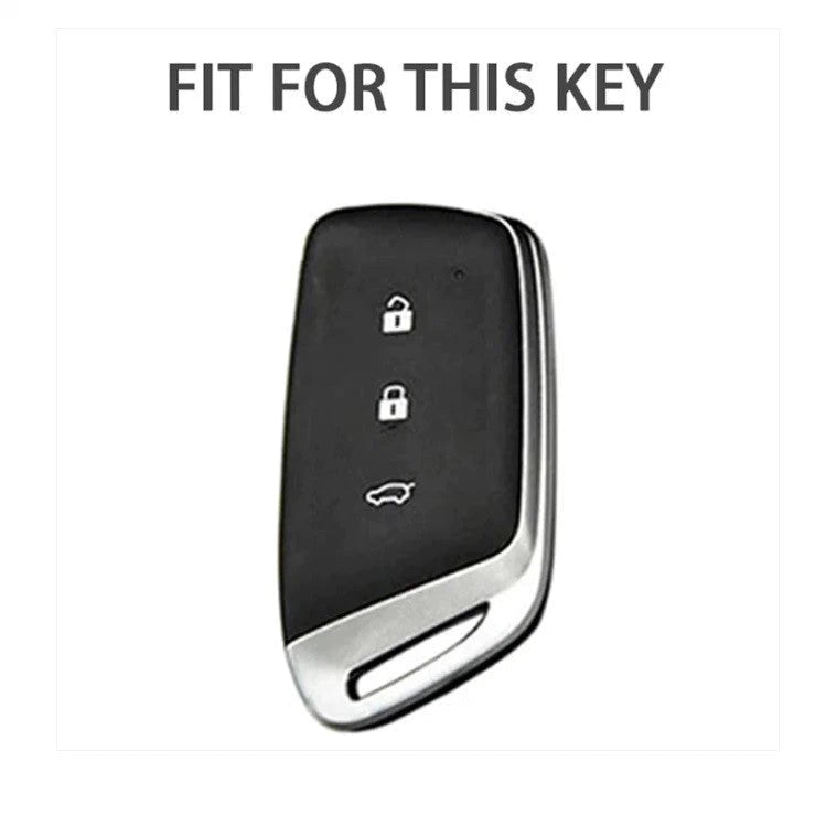 Metal Silicon Key Case for MG Hector | Windsor | Astor | Gloster Smart Key (3 Button)