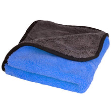 Load image into Gallery viewer, Microfiber Double Layered Cloth 40x60 cms with 600 GSM | Extra Thick Microfiber Cleaning Cloths for Cars & Bike - Both Interior and Exterior