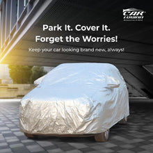 Load image into Gallery viewer, Hyundai Tucson Car Body Cover | All Weather Resistant | Triple Stitched with Soft Cotton Lining | Side Mirror Pocket (AERO Silver)