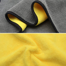 Load image into Gallery viewer, Microfiber Double Layered Cloth 40x60 cms with 600 GSM | Extra Thick Microfiber Cleaning Cloths for Cars & Bike - Both Interior and Exterior