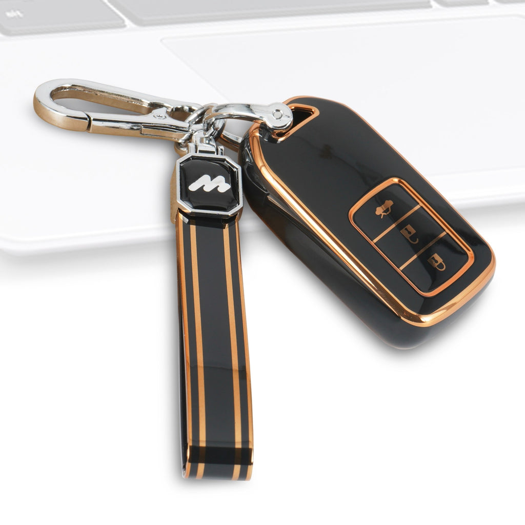 TPU Car Key Cover Fit for Honda Amaze | Accord | Jazz | Honda City | BR-V| CR-V | WR-V | Civic Smart Key