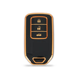 TPU Car Key Cover Fit for Honda Amaze | Accord | Jazz | Honda City | BR-V| CR-V | WR-V | Civic Smart Key