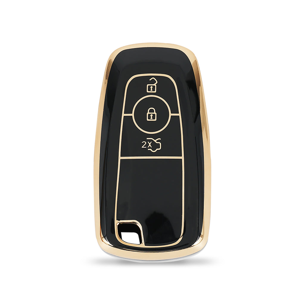 TPU Car Key Cover Fit for Ford Figo | Aspire | Ecosport | Endeavour | Freestyle Smart Key