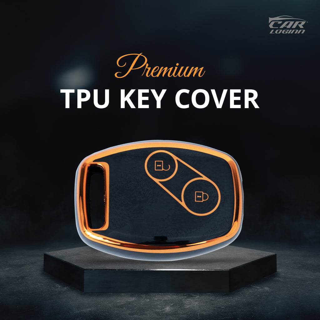 TPU Car Key Cover Fit for Honda Old Amaze | Old Honda City I-VTEC | Jazz | Brio Flip Key (Honda-4)