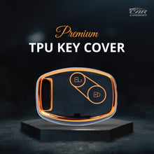 Load image into Gallery viewer, TPU Car Key Cover Fit for Honda Old Amaze | Old Honda City I-VTEC | Jazz | Brio Flip Key (Honda-4)