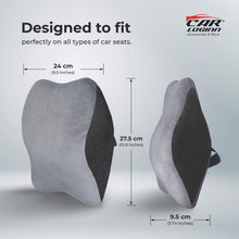 Load image into Gallery viewer, Carloginn Ultimate Car Neck Rest Pillow | 100% Memory Foam | Neck Pillow for Cervical Support | Suitable for All Cars