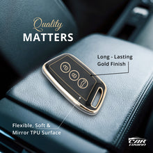 Load image into Gallery viewer, TPU Car Key Cover Fit for MG Hector | Windsor | Astor | Gloster Smart Key (3 Button)
