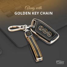 Load image into Gallery viewer, TPU Car Key Cover Fit for MG Hector | Windsor | Astor | Gloster Smart Key (3 Button)