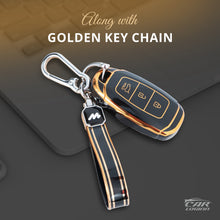 Load image into Gallery viewer, TPU Car Key Cover Fit for Hyundai Old Verna | Verna -2020 | New Verna | Kona Electric (3 Button Smart Key)