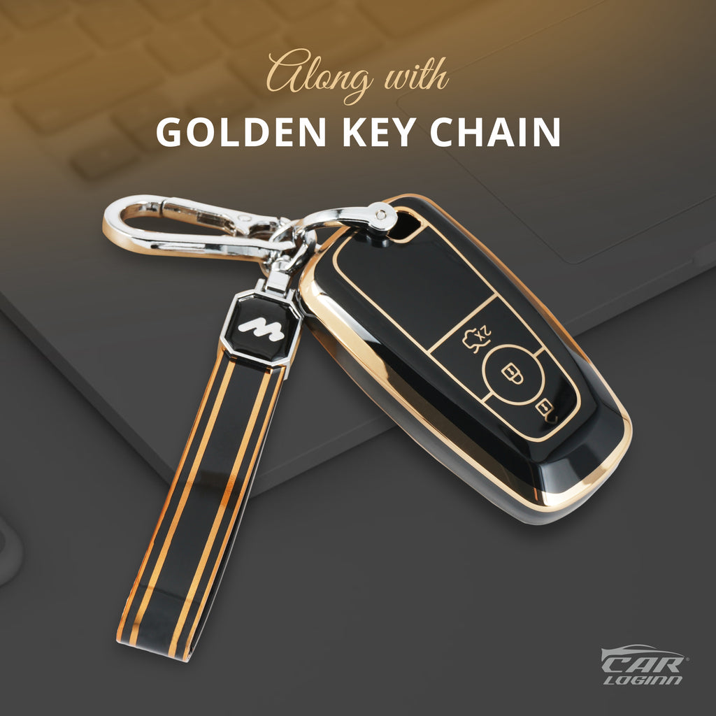 TPU Car Key Cover Fit for Ford Figo | Aspire | Ecosport | Endeavour | Freestyle Smart Key