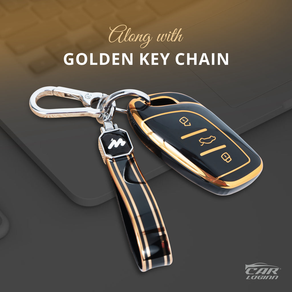 TPU Car Key Cover Fit for MG Astor | MG ZS EV Smart Key