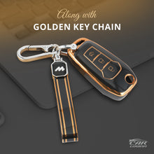 Load image into Gallery viewer, TPU Car Key Cover Fit for Ford New Ecosport | Endeavour | Freestyle | Aspire | Figo | New Fiesta Flip Key