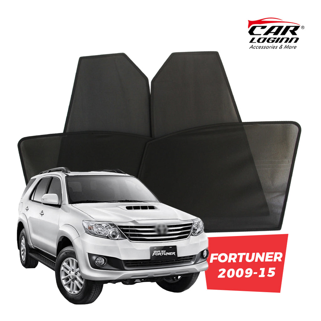Toyota Fortuner Magnetic Window Curtain/Car Sunshades - 6 Pieces