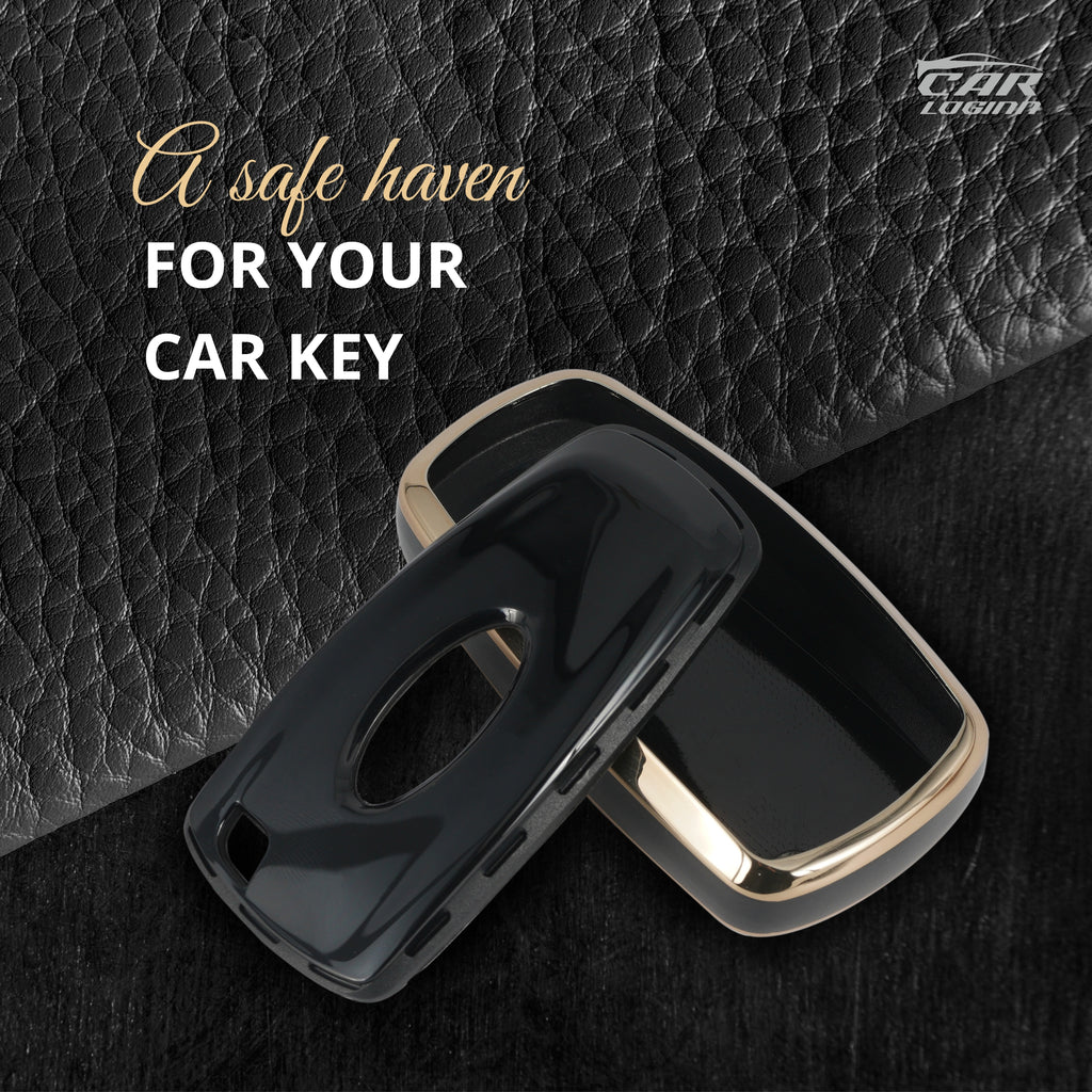 TPU Car Key Cover Fit for Ford Figo | Aspire | Ecosport | Endeavour | Freestyle Smart Key