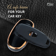Load image into Gallery viewer, TPU Car Key Cover Fit for Hyundai Old Verna | Verna -2020 | New Verna | Kona Electric (3 Button Smart Key)