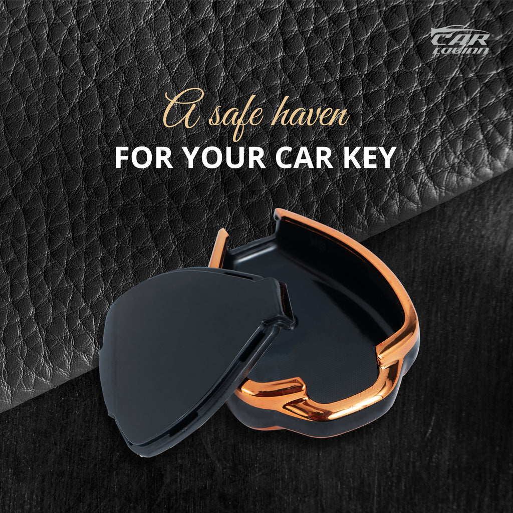 TPU Car Key Cover Fit for Old Toyota INNOVA 2 Button Key (T-14)