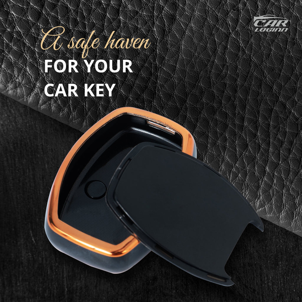 TPU Car Key Cover Fit for Honda Old Amaze | Old Honda City I-VTEC | Jazz | Brio Flip Key (Honda-4)