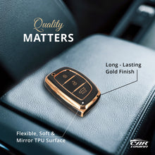Load image into Gallery viewer, TPU Car Key Cover Fit for Hyundai New Creta Facelift | Grand i10 | Venue | Creta | Exter | Aura | Nios | Verna | i20 Elite (Push Button/Smart Key)