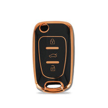 Load image into Gallery viewer, TPU Car Key Cover Fit for Hyundai Old Verna | Old Elentra | Old i20 Flip Key