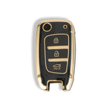 TPU Car Key Cover Fit for Hyundai New i20 Sportz 2023 | Verna 2020-21 | Old Verna Flip Key