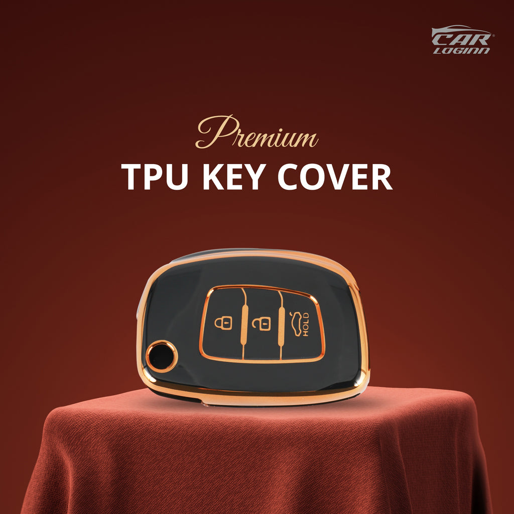 TPU Car Key Cover Fit for Hyundai Venue | Exter | Creta | Aura | i10 Grand Nios | Xcent | i20 Flip Key