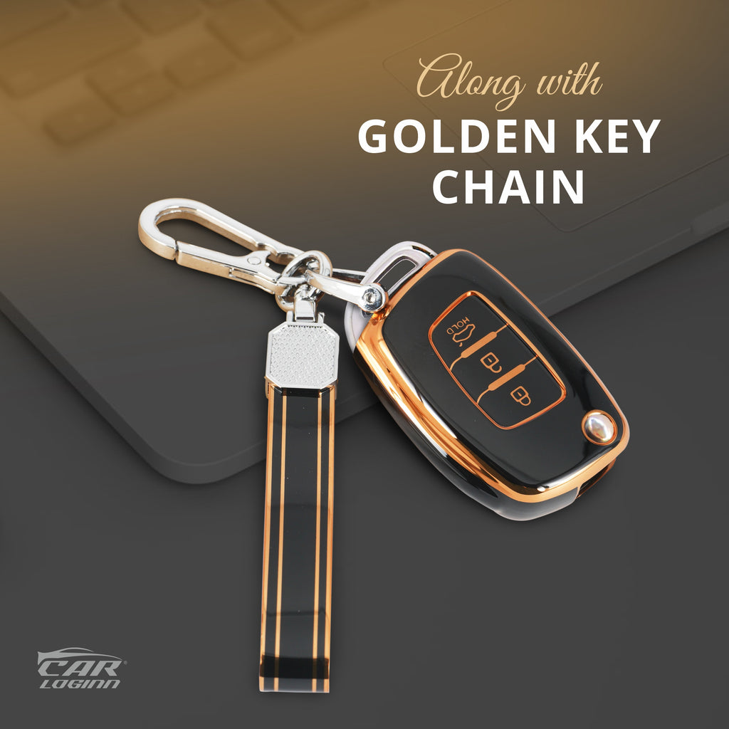 TPU Car Key Cover Fit for Hyundai Venue | Exter | Creta | Aura | i10 Grand Nios | Xcent | i20 Flip Key