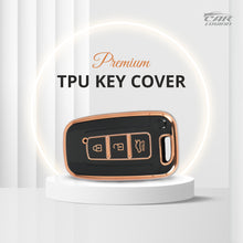 Load image into Gallery viewer, TPU Car Key Cover Fit for Hyundai Elentra | Old Verna | Old i20 Push Button Smart Key