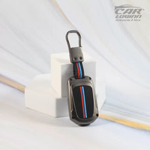 Load image into Gallery viewer, Metal Silicon Key Cover Fit for Tata Indica Vista | Indigo Manza (2 button remote key)