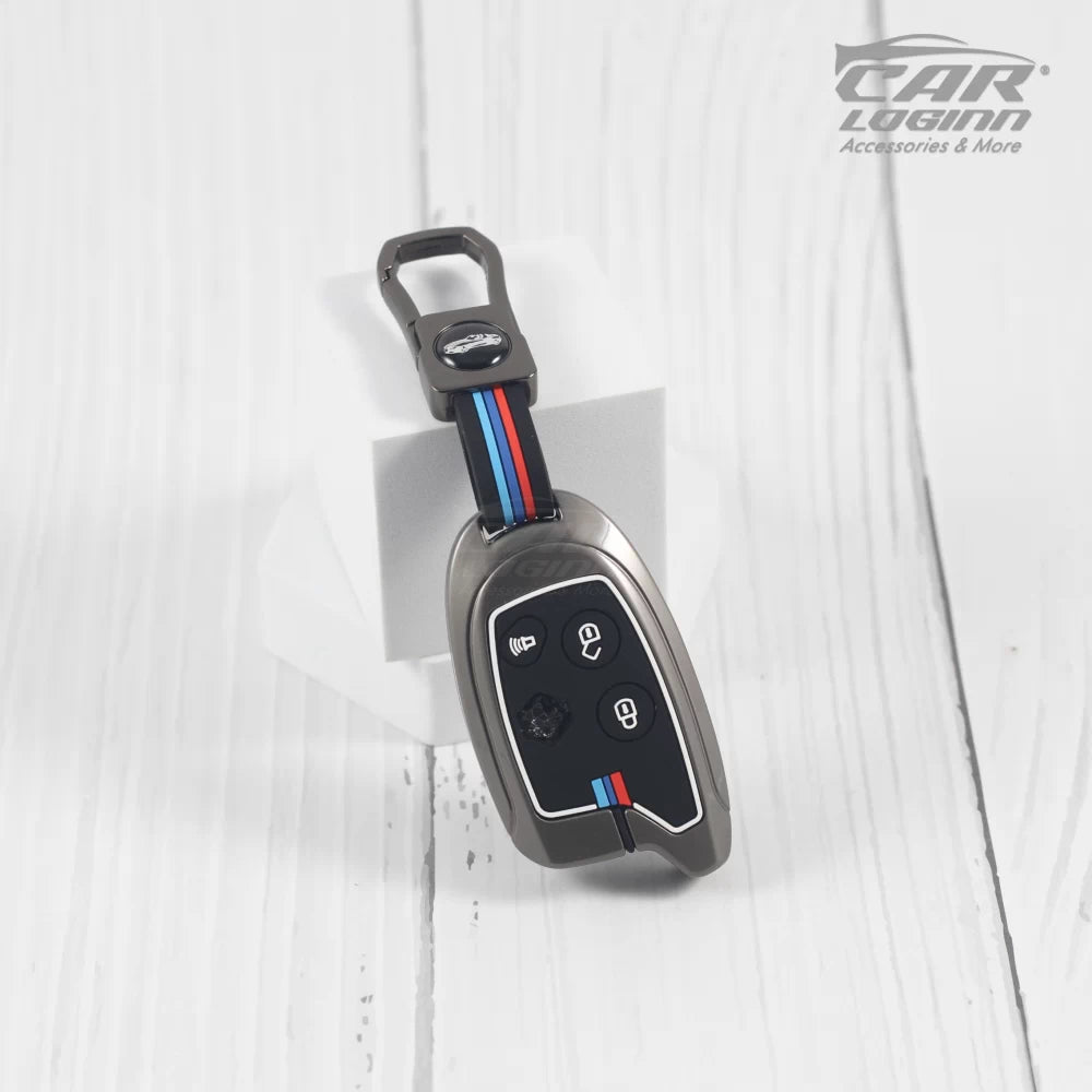 Metal Silicon Key Case for Maruti Suzuki 4 Button Nippon key