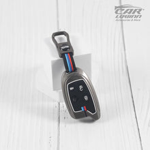 Load image into Gallery viewer, Metal Silicon Key Case for Maruti Suzuki 4 Button Nippon key