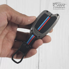 Load image into Gallery viewer, Metal Silicon Key Case for Maruti Suzuki 4 Button Nippon key
