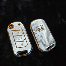 Load image into Gallery viewer, MARBLE TPU Car Key Cover Fit for Mahindra New Scorpio-N | XUV 700 | New Thar | Xuv-300 | Scorpio | Bolero Flip Key