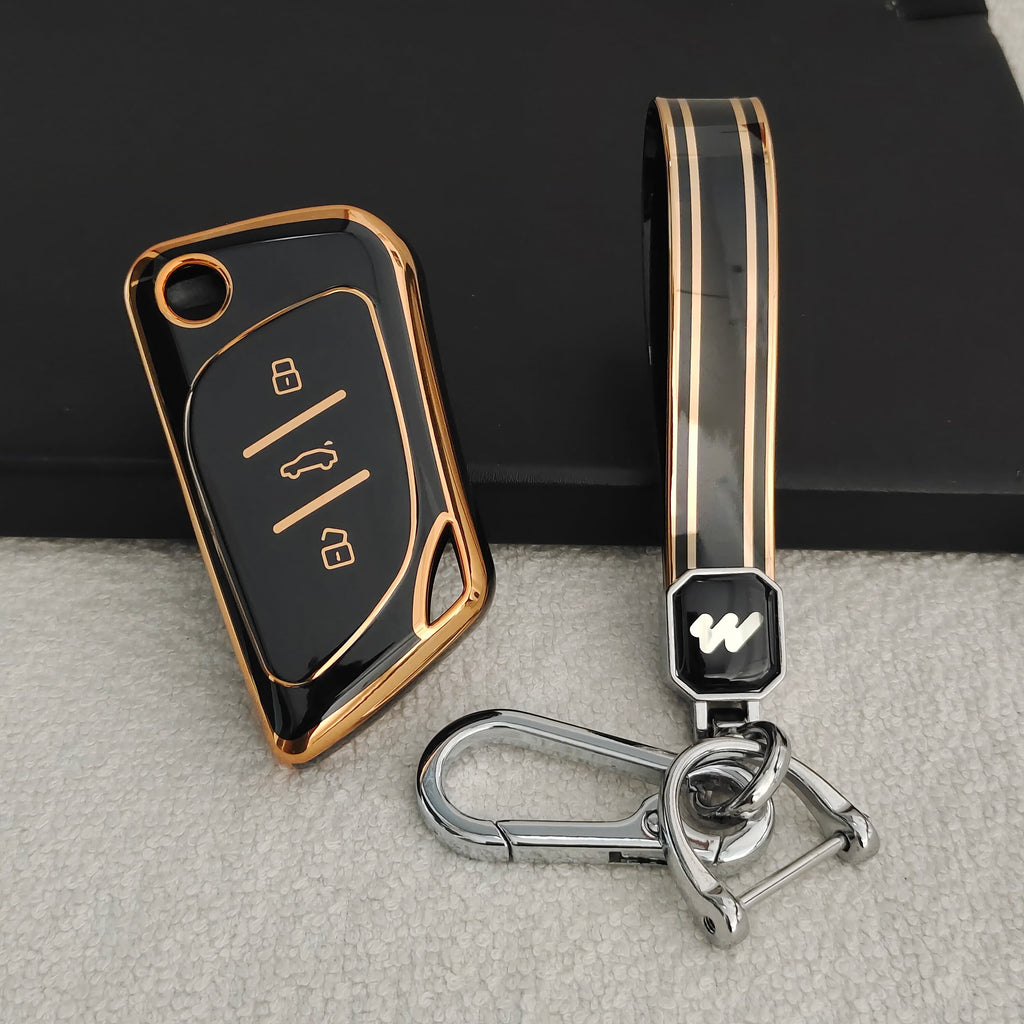 TPU Car Key Cover Fit for LX-B30 Model Universal Flip Key (After Market Flip Key – UNIVERSAL)