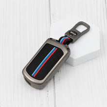 Load image into Gallery viewer, Metal Silicon Alloy Car Key case for  Mahindra New Scorpio-N | XUV 700 | New THAR | Xuv-300 | Marazzo | Scorpio | Bolero ( 3 Button Flip/Smart Key)