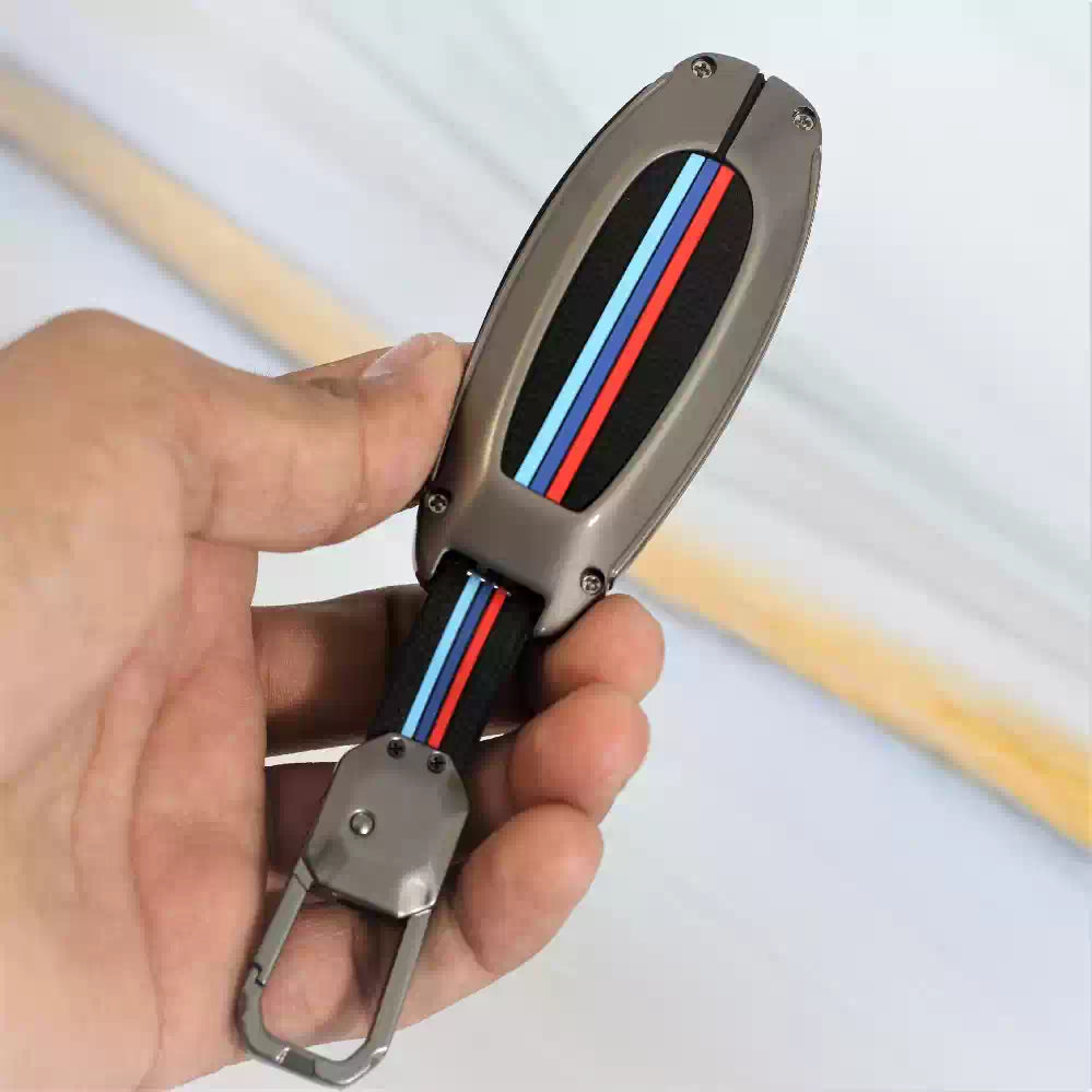 Metal Silicon Alloy Car Key case for Maruti Suzuki Baleno | Vitara Brezza | Ignis | S-Cross | Ciaz (2 Button Smart Key)