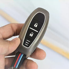 Load image into Gallery viewer, Metal Silicon Alloy Car Key case for Maruti Suzuki Baleno | Vitara Brezza | Ignis | S-Cross | Ciaz (2 Button Smart Key)