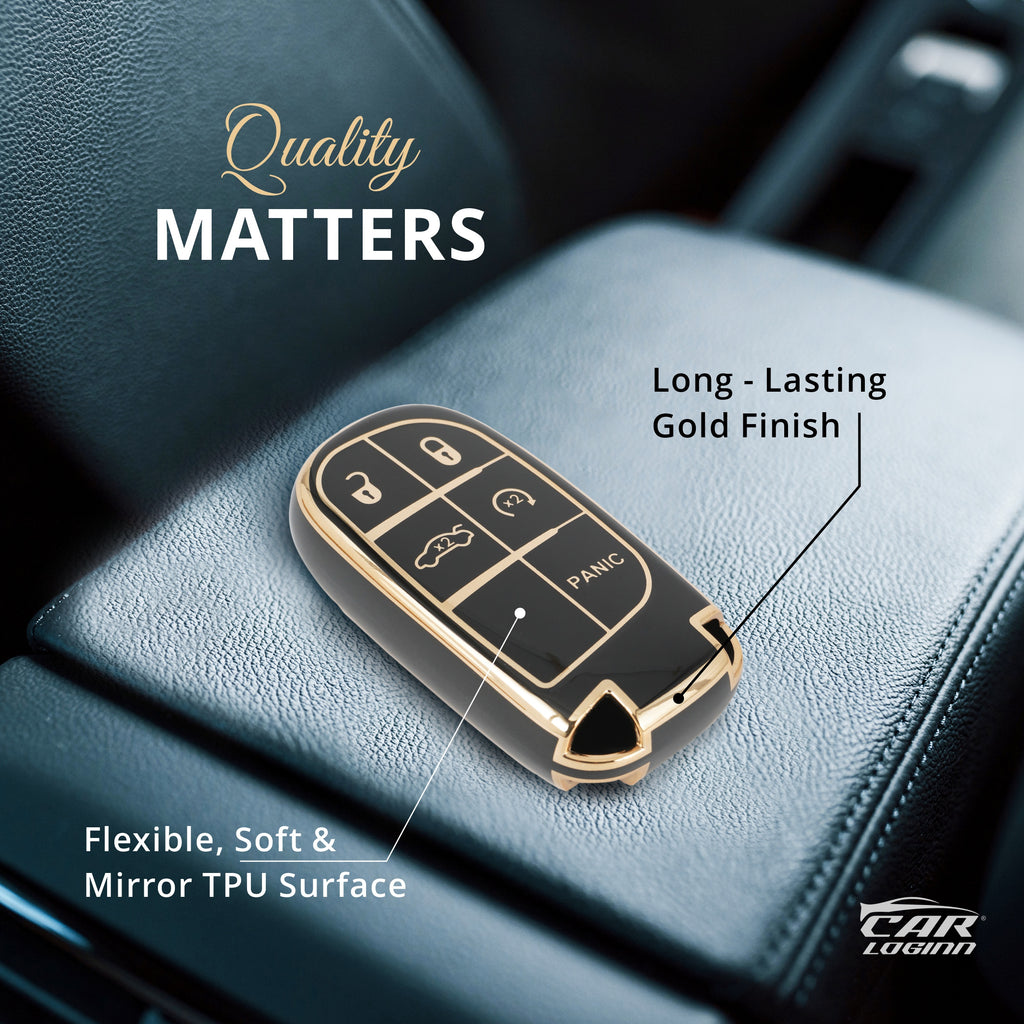TPU Car Key Cover Fit for Jeep Compass Smart Key