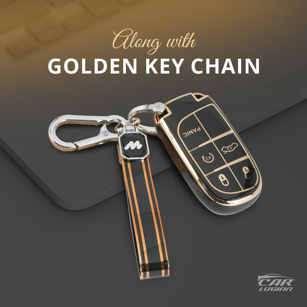 TPU Car Key Cover Fit for Jeep Compass Smart Key