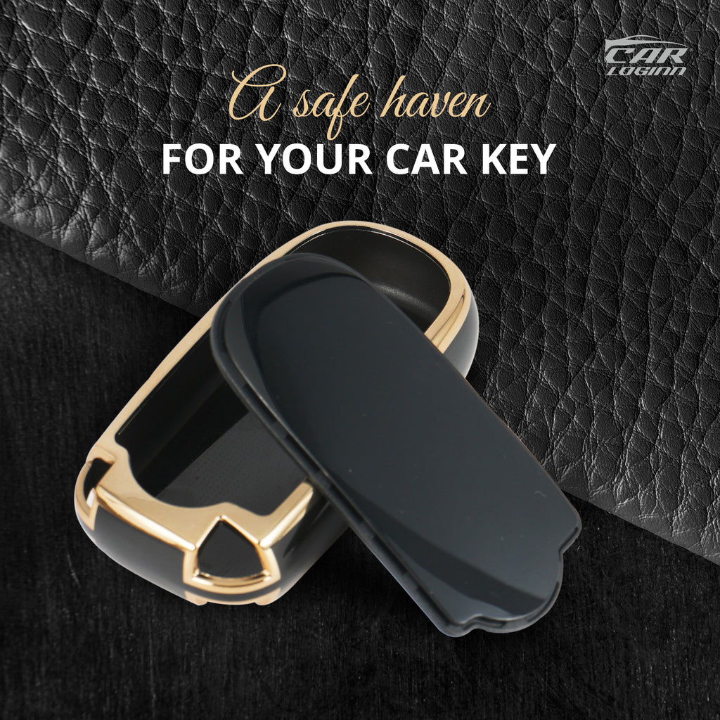 TPU Car Key Cover Fit for Jeep Compass Smart Key