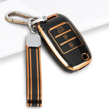 Load image into Gallery viewer, TPU Car Key Cover Fit for KIA Seltos | KIA Sonet | Kia Carens (3 Button Flip Key)